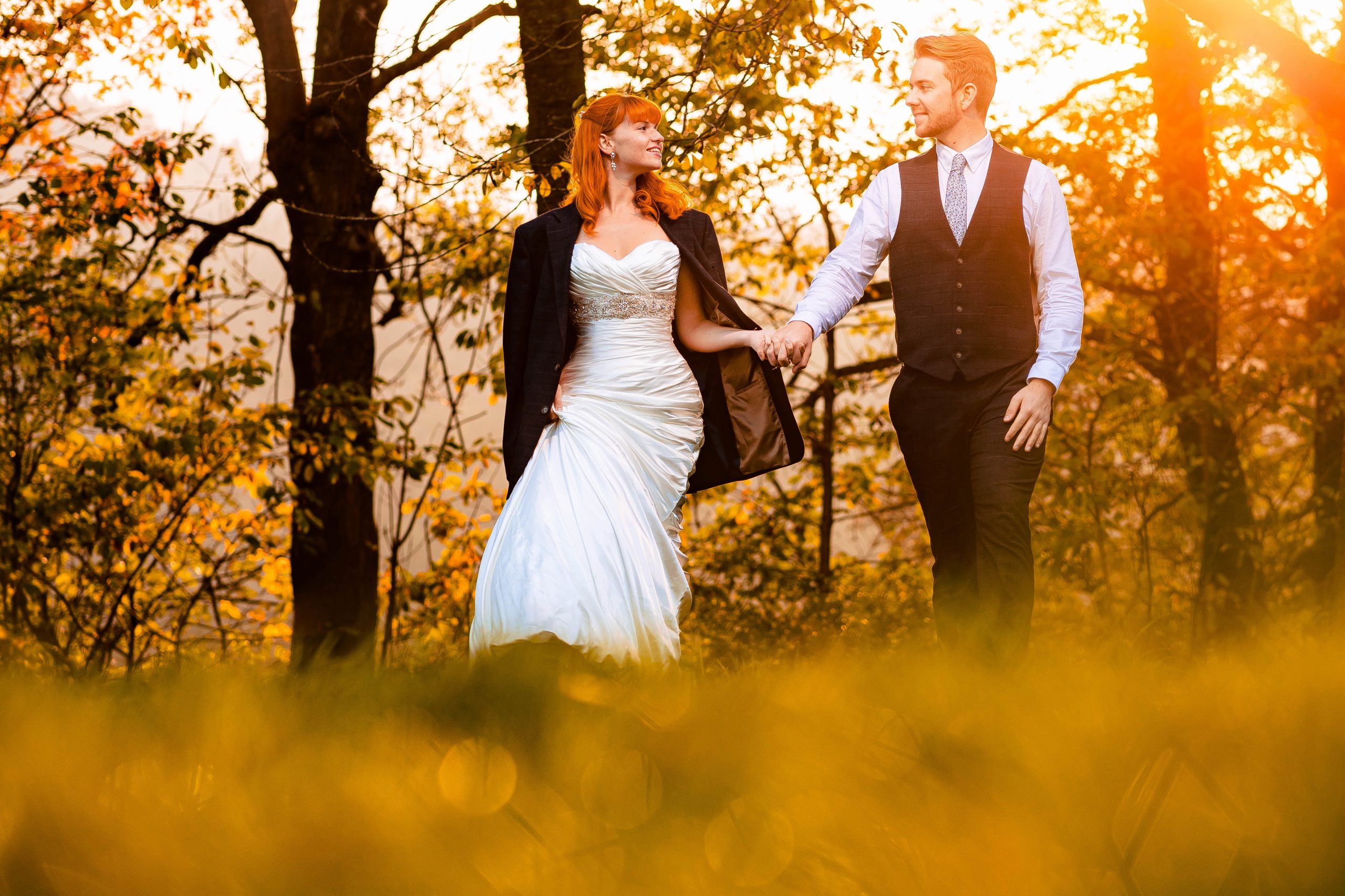 0W1A6872 Bride and groom during their wedding ceremony