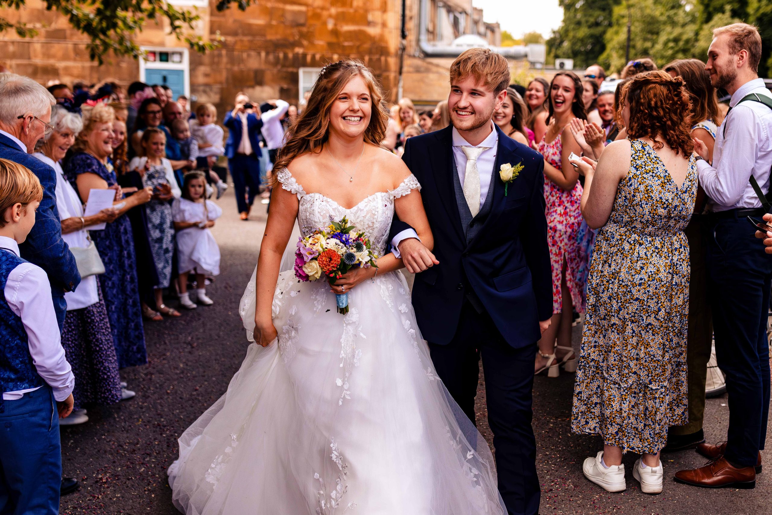 Bath wedding photographer capturing ceremony at Widcombe Baptist Church