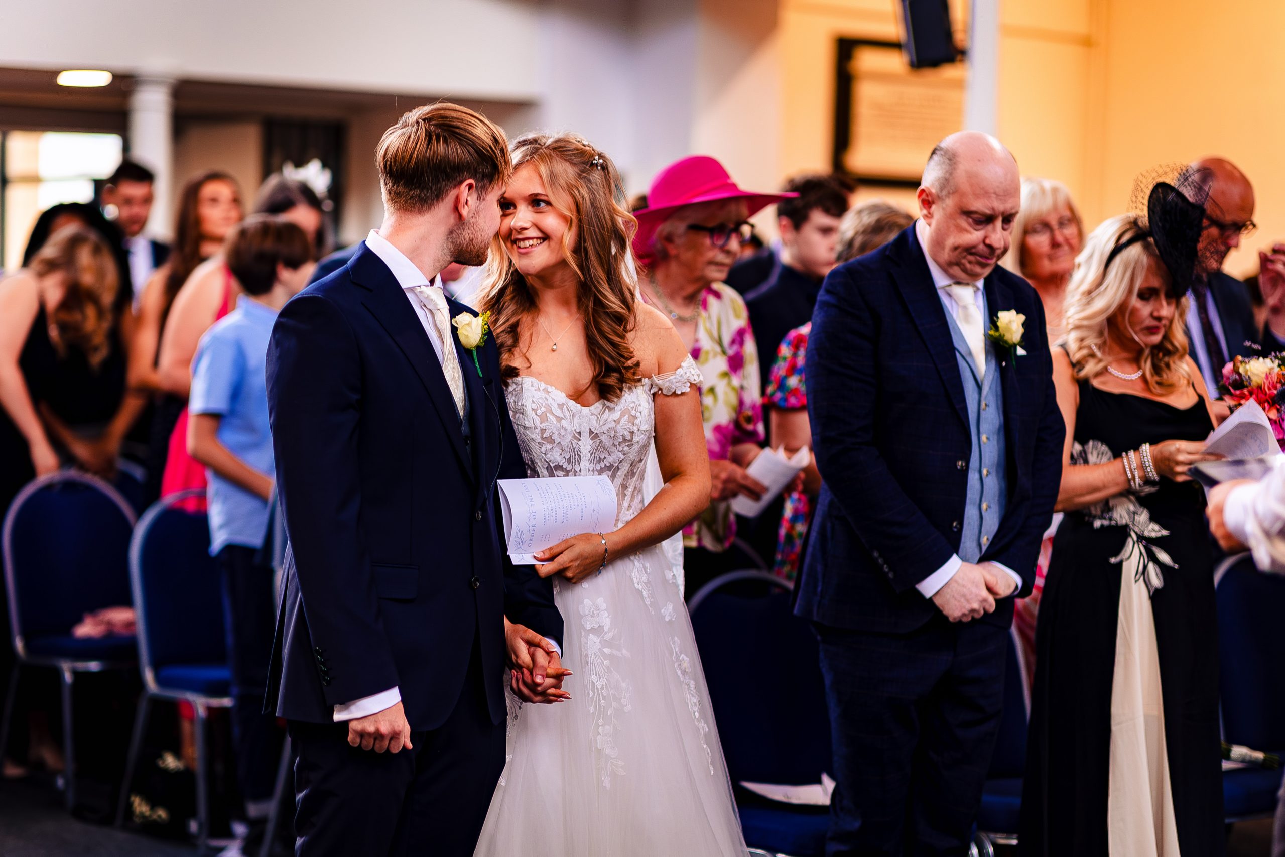 Bath wedding photographer capturing ceremony at Widcombe Baptist Church